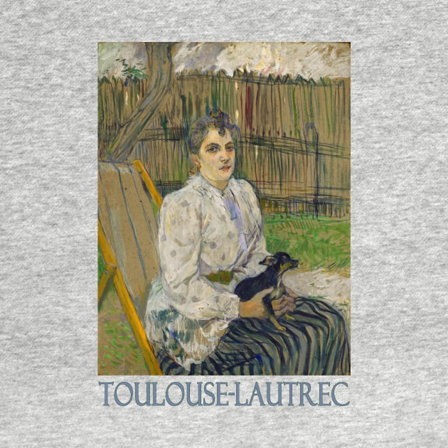 Lady with a Dog by Henri de Toulouse-Lautrec by Naves